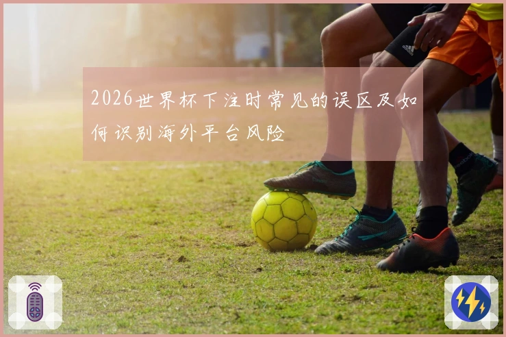 2026世界杯下注时常见的误区及如何识别海外平台风险