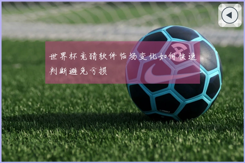 世界杯竞猜软件临场变化如何快速判断避免亏损
